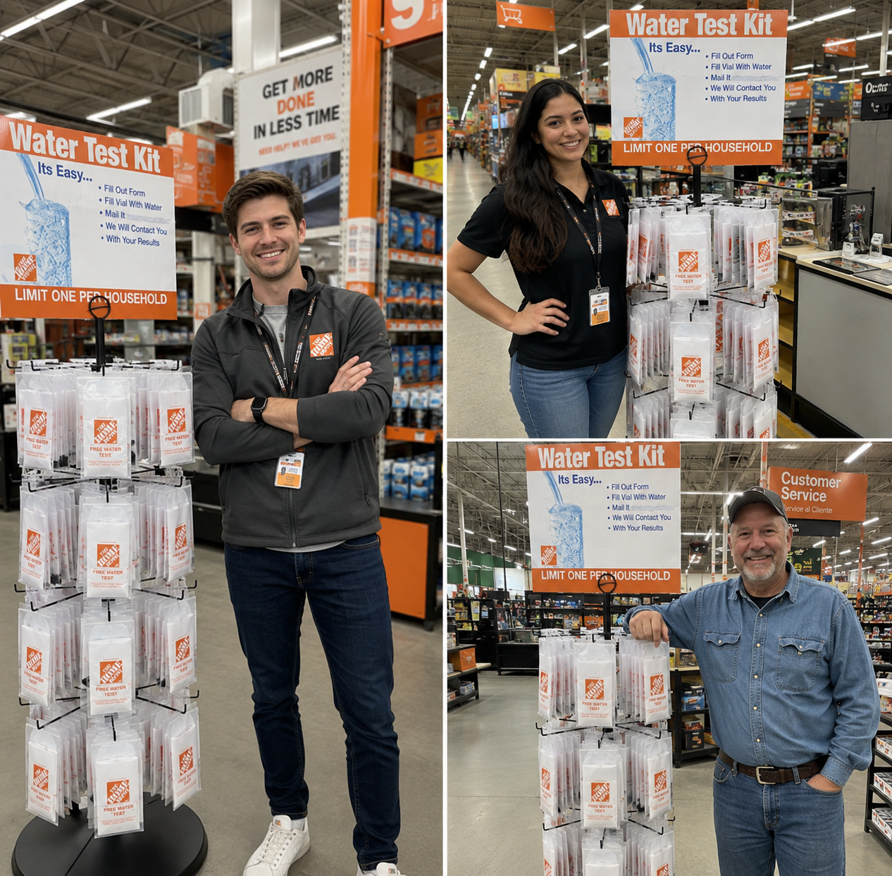Home depot water test kit