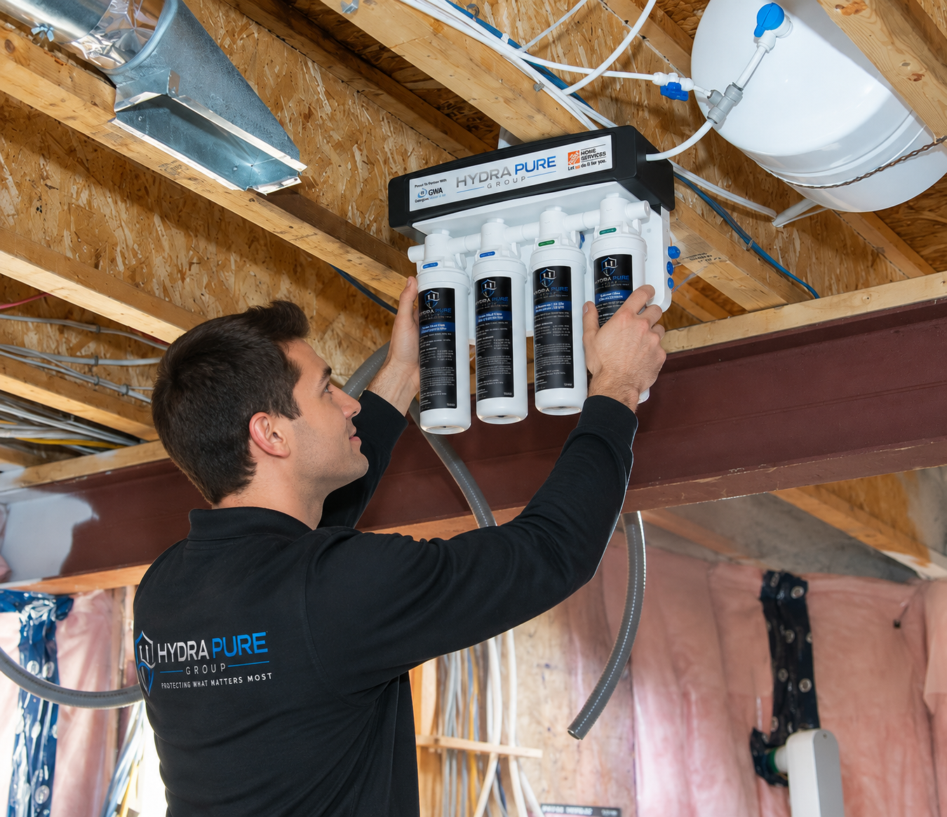 Hydra Pure Group installing and RO system