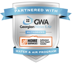 GWA logo with Home depot